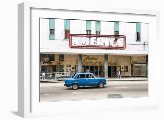 Cuba Fuerte Collection - Teatro America in Havana-Philippe Hugonnard-Framed Photographic Print