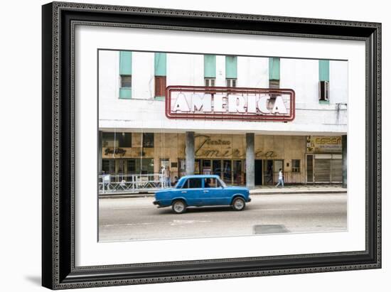 Cuba Fuerte Collection - Teatro America in Havana-Philippe Hugonnard-Framed Photographic Print