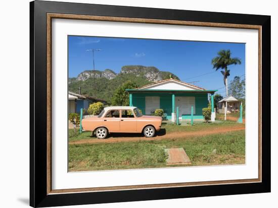 Cuba Fuerte Collection - The Turquoise House-Philippe Hugonnard-Framed Photographic Print