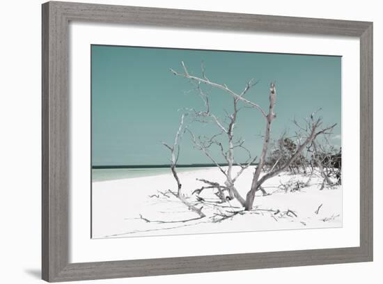 Cuba Fuerte Collection - Tropical Beach Nature - Pastel Turquoise-Philippe Hugonnard-Framed Photographic Print