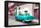 Cuba Fuerte Collection - Turquoise Taxi Pontiac 1953-Philippe Hugonnard-Framed Premier Image Canvas