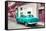 Cuba Fuerte Collection - Turquoise Taxi Pontiac 1953-Philippe Hugonnard-Framed Premier Image Canvas