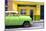 Cuba Fuerte Collection - Vintage Green Car of Havana-Philippe Hugonnard-Mounted Photographic Print