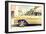 Cuba Fuerte Collection - Vintage Yellow Car-Philippe Hugonnard-Framed Photographic Print