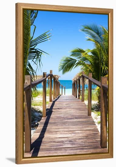 Cuba Fuerte Collection - Way to the Beach II-Philippe Hugonnard-Framed Premier Image Canvas