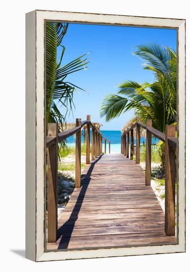 Cuba Fuerte Collection - Way to the Beach II-Philippe Hugonnard-Framed Premier Image Canvas