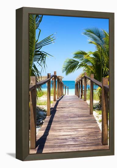 Cuba Fuerte Collection - Way to the Beach II-Philippe Hugonnard-Framed Premier Image Canvas