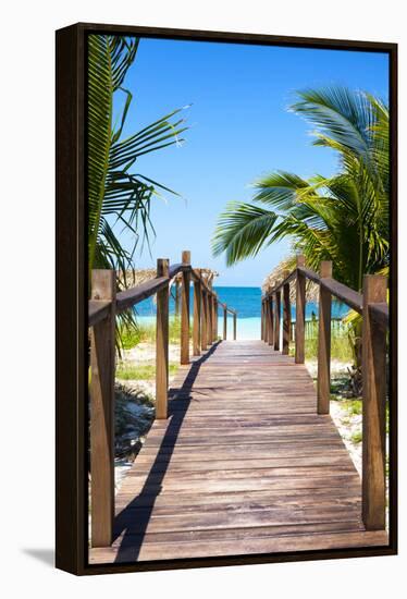 Cuba Fuerte Collection - Way to the Beach II-Philippe Hugonnard-Framed Premier Image Canvas