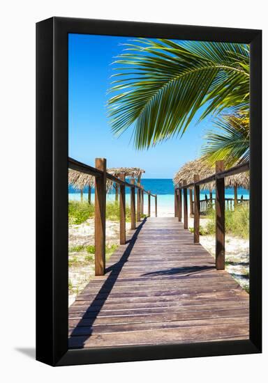 Cuba Fuerte Collection - Way to the Beach IV-Philippe Hugonnard-Framed Premier Image Canvas