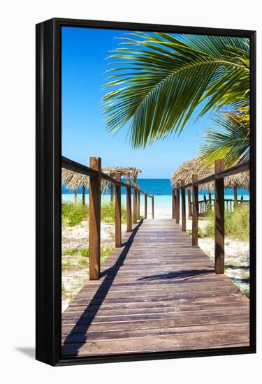 Cuba Fuerte Collection - Way to the Beach IV-Philippe Hugonnard-Framed Premier Image Canvas
