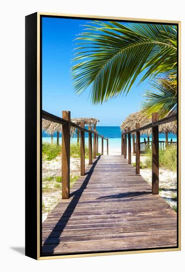 Cuba Fuerte Collection - Way to the Beach IV-Philippe Hugonnard-Framed Premier Image Canvas