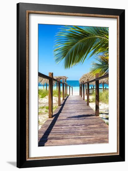 Cuba Fuerte Collection - Way to the Beach IV-Philippe Hugonnard-Framed Photographic Print
