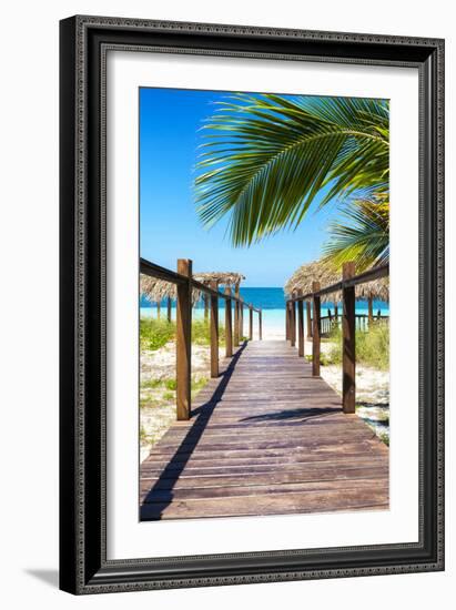 Cuba Fuerte Collection - Way to the Beach IV-Philippe Hugonnard-Framed Photographic Print