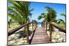 Cuba Fuerte Collection - Way to the Beach-Philippe Hugonnard-Mounted Photographic Print