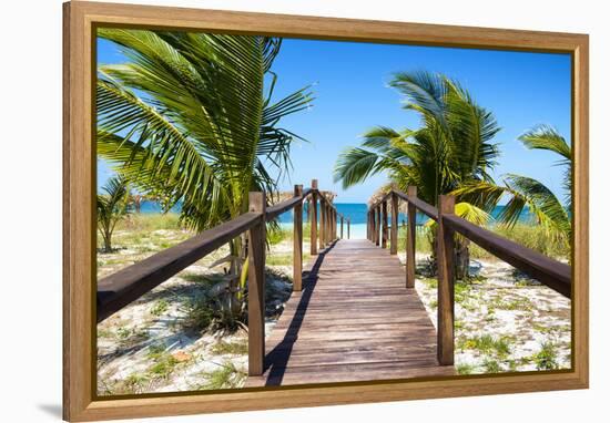 Cuba Fuerte Collection - Way to the Beach-Philippe Hugonnard-Framed Premier Image Canvas