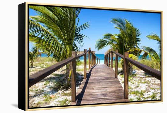 Cuba Fuerte Collection - Way to the Beach-Philippe Hugonnard-Framed Premier Image Canvas