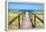 Cuba Fuerte Collection - Wooden Jetty on the Beach III-Philippe Hugonnard-Framed Premier Image Canvas