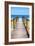 Cuba Fuerte Collection - Wooden Jetty on the Beach IV-Philippe Hugonnard-Framed Photographic Print