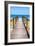 Cuba Fuerte Collection - Wooden Jetty on the Beach IV-Philippe Hugonnard-Framed Photographic Print