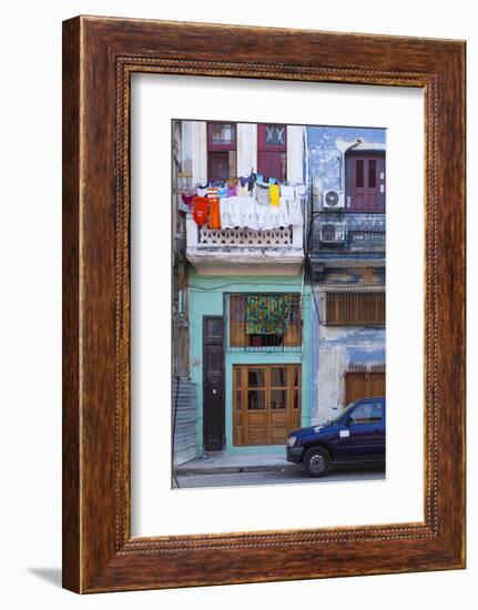 Cuba, Havana. Apartment Living in Havana-Brenda Tharp-Framed Photographic Print