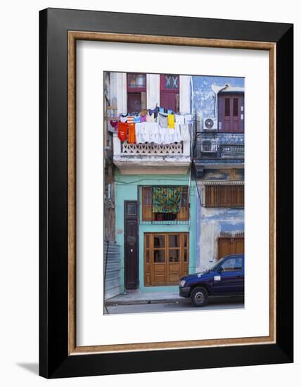 Cuba, Havana. Apartment Living in Havana-Brenda Tharp-Framed Photographic Print