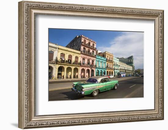 Cuba, Havana. City scenic.-Jaynes Gallery-Framed Photographic Print