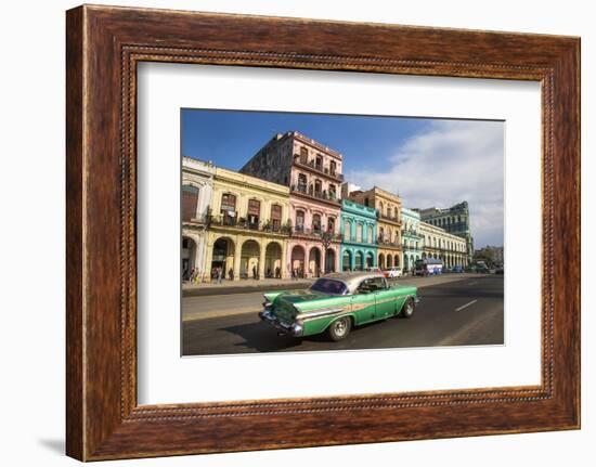 Cuba, Havana. City scenic.-Jaynes Gallery-Framed Photographic Print