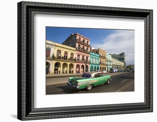 Cuba, Havana. City scenic.-Jaynes Gallery-Framed Photographic Print