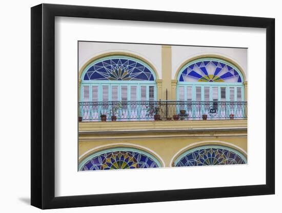 Cuba, Havana, Havana Vieje, Plaza Vieja, Colonial Building Details-Jane Sweeney-Framed Photographic Print