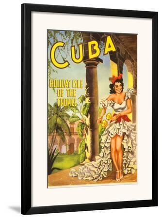 Havana-1937-24/"x36/" Art on Canvas Vintage Travel Art
