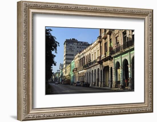 Cuba, La Havana, Havana Vieja, Old Colonial Buildings-Anthony Asael-Framed Photographic Print