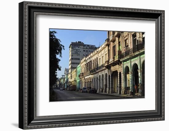 Cuba, La Havana, Havana Vieja, Old Colonial Buildings-Anthony Asael-Framed Photographic Print