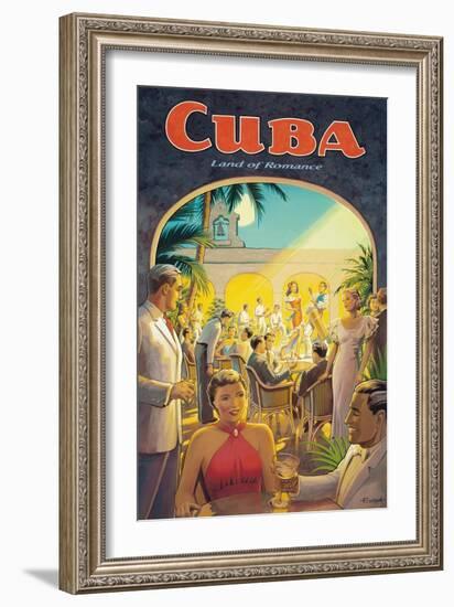 Cuba, Land of Romance-Kerne Erickson-Framed Art Print