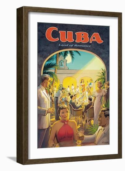 Cuba, Land of Romance-Kerne Erickson-Framed Art Print