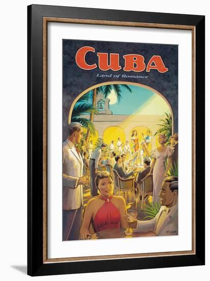 Cuba, Land of Romance-Kerne Erickson-Framed Art Print