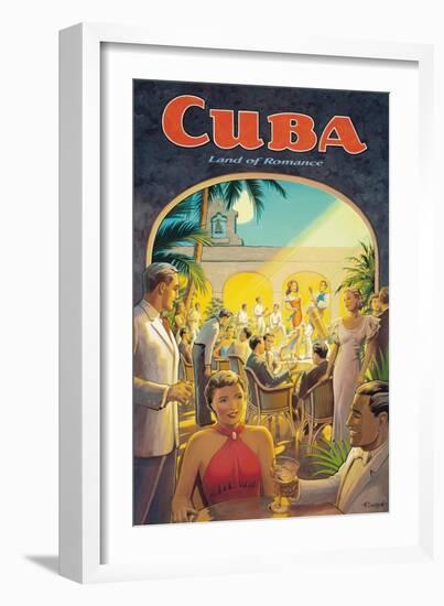 Cuba, Land of Romance-Kerne Erickson-Framed Art Print