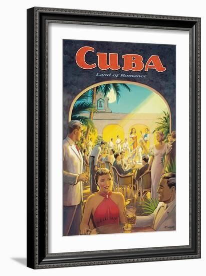 Cuba, Land of Romance-Kerne Erickson-Framed Art Print