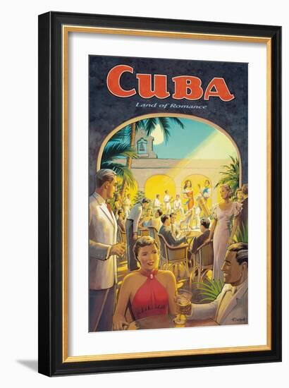 Cuba, Land of Romance-Kerne Erickson-Framed Art Print