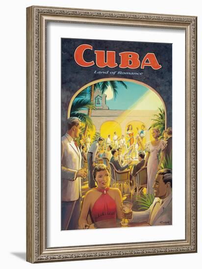 Cuba, Land of Romance-Kerne Erickson-Framed Premium Giclee Print