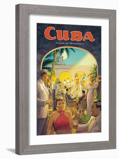 Cuba, Land of Romance-Kerne Erickson-Framed Art Print