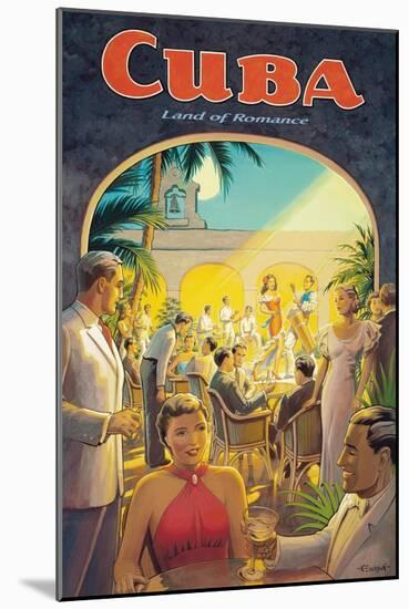 Cuba, Land of Romance-Kerne Erickson-Mounted Art Print