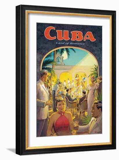 Cuba, Land of Romance-Kerne Erickson-Framed Art Print