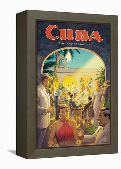 Cuba, Land of Romance-Kerne Erickson-Framed Stretched Canvas