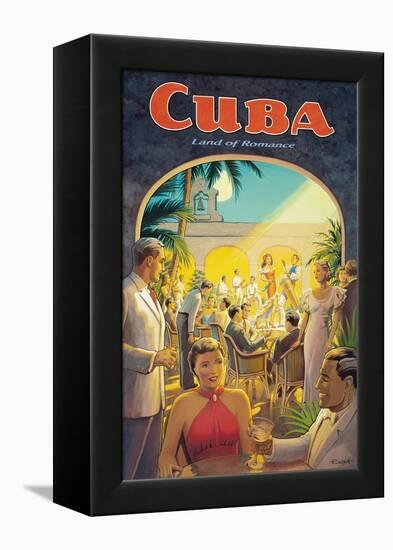 Cuba, Land of Romance-Kerne Erickson-Framed Stretched Canvas