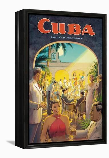 Cuba, Land of Romance-Kerne Erickson-Framed Stretched Canvas