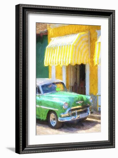 Cuba Painting - 50s Chevy-Philippe Hugonnard-Framed Art Print