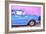 Cuba Painting - Blue Sensation-Philippe Hugonnard-Framed Art Print