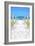 Cuba Painting - Boardwalk on the Beach-Philippe Hugonnard-Framed Art Print