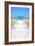 Cuba Painting - Boardwalk on the Beach-Philippe Hugonnard-Framed Art Print