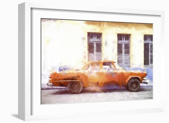 Cuba Painting - Classic American Car-Philippe Hugonnard-Framed Art Print